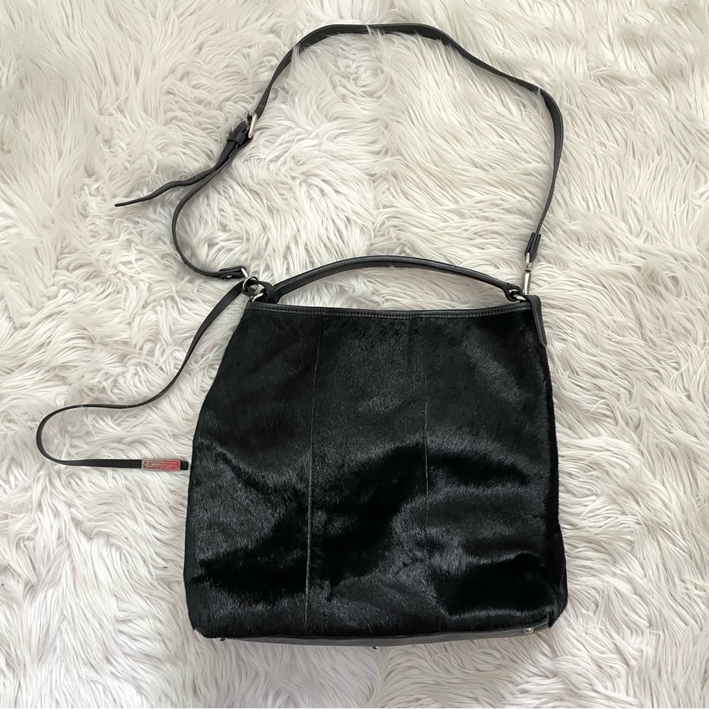 Gianni Chiarini | western pony hair hobo leather tote bag purse crossbody